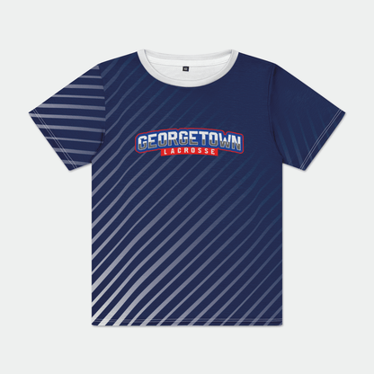 Georgetown YLC Youth Sublimated Athletic T-Shirt Signature Lacrosse