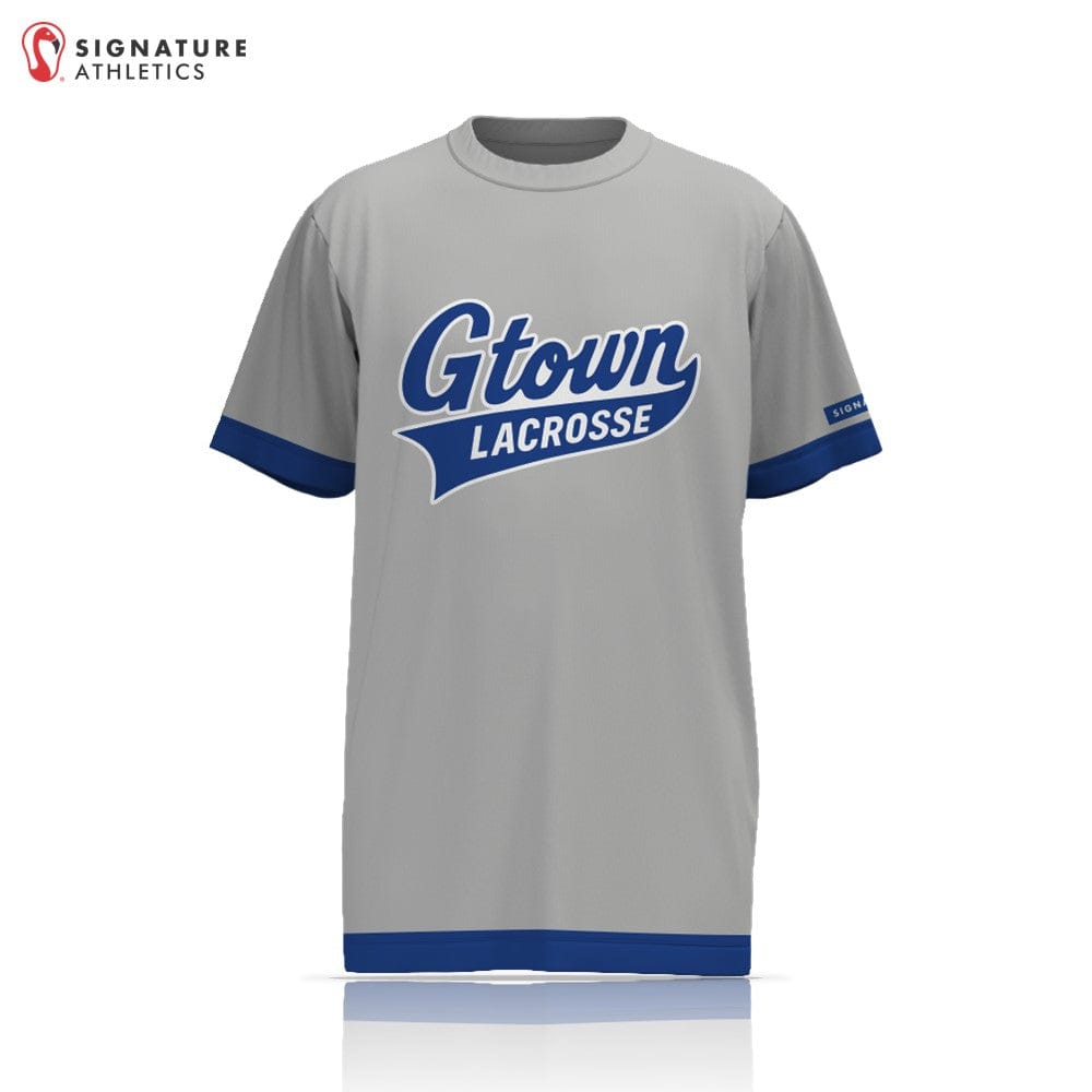 Georgetown Youth Lacrosse Men's Player Short Sleeve Tech Tee Signature Lacrosse
