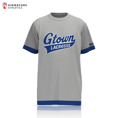 Georgetown Youth Lacrosse Men's Player Short Sleeve Tech Tee Signature Lacrosse
