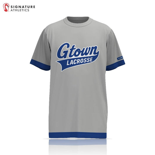Georgetown Youth Lacrosse Men's Player Short Sleeve Tech Tee Signature Lacrosse