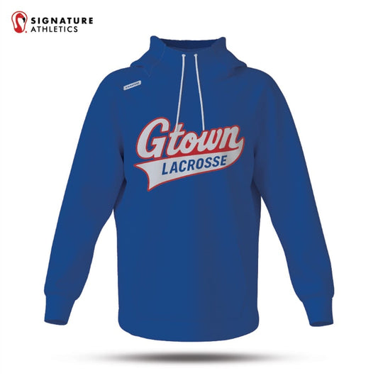 Georgetown Youth Lacrosse Men's Pro Dye Sub Scuba Hoodie: 3 / 4 (Lightning) Signature Lacrosse