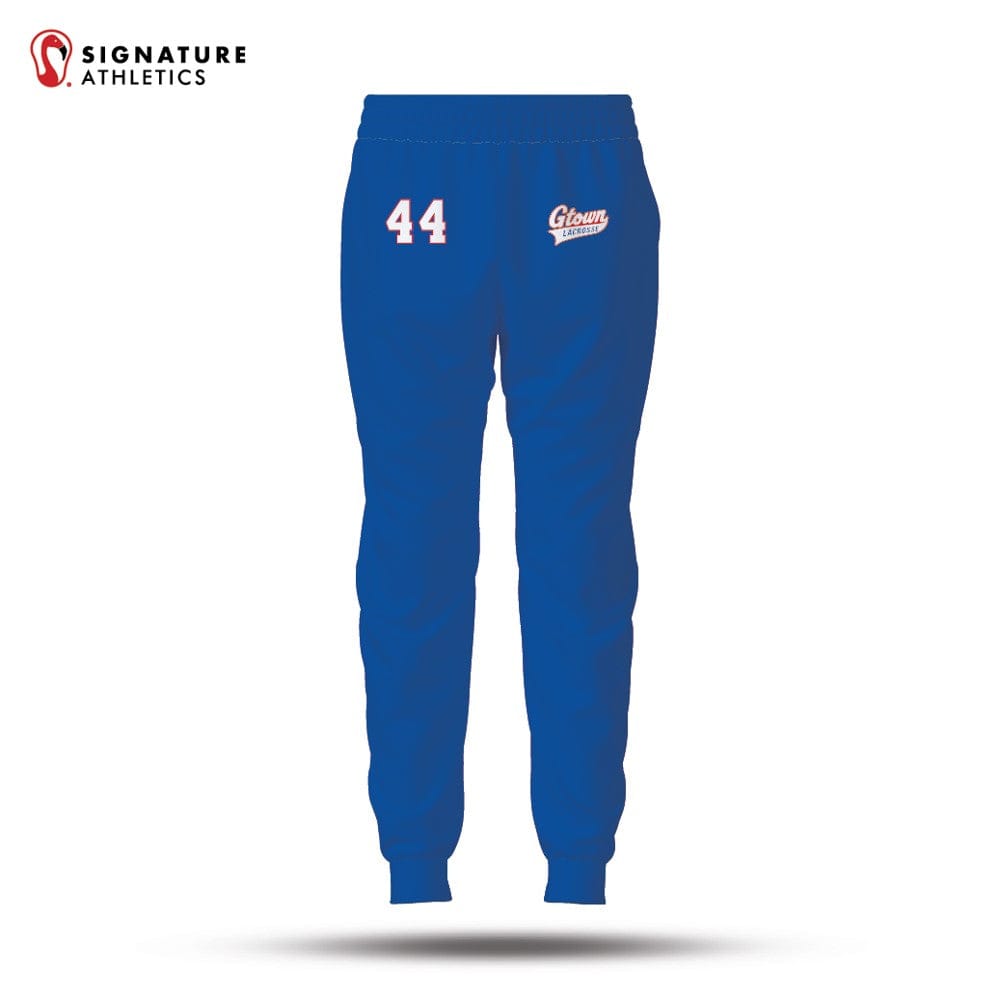 Georgetown Youth Lacrosse Men's Pro Lightweight Dye Sub Joggers: 3 / 4 (Lightning) Signature Lacrosse