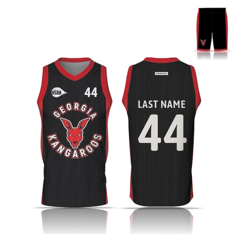 Georgia Kangaroos Men's 2 Piece Player Away Package: Away Kangaroos Signature Lacrosse