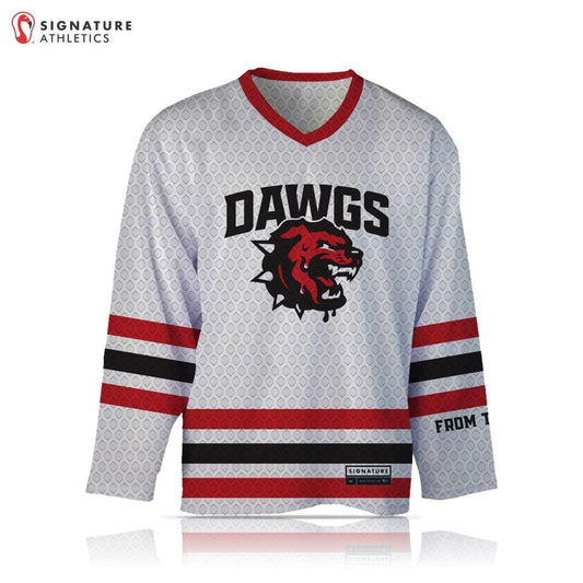 Georgia Mud Dawgs Lacrosse Men's White Box Jersey Signature Lacrosse