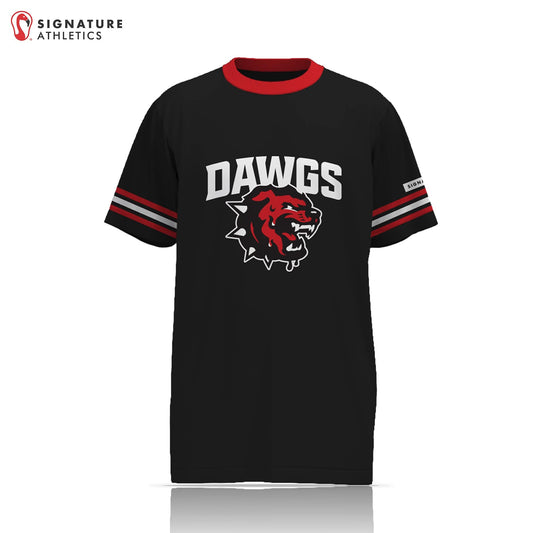 Georgia Mud Dawgs Men's Dark Short Sleeve Tech Tee Signature Lacrosse