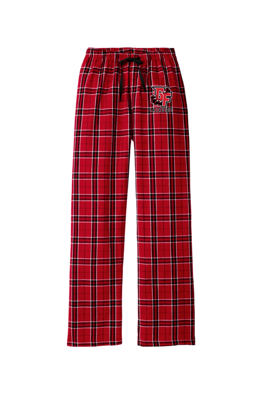 Glens Falls YL Adult Women's Flannel Plaid Pants Signature Lacrosse