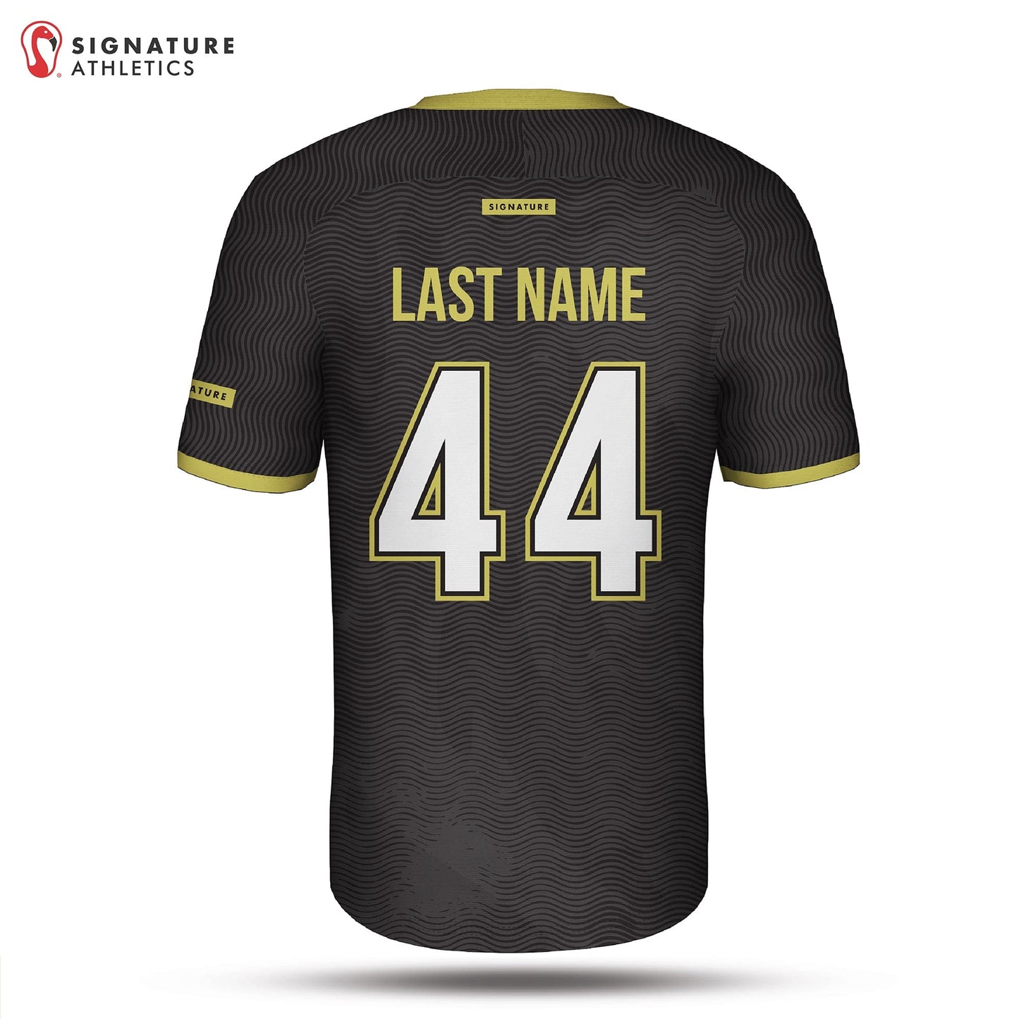 Golden Wolves Black REPLICA Men's Soccer Jersey Signature Lacrosse