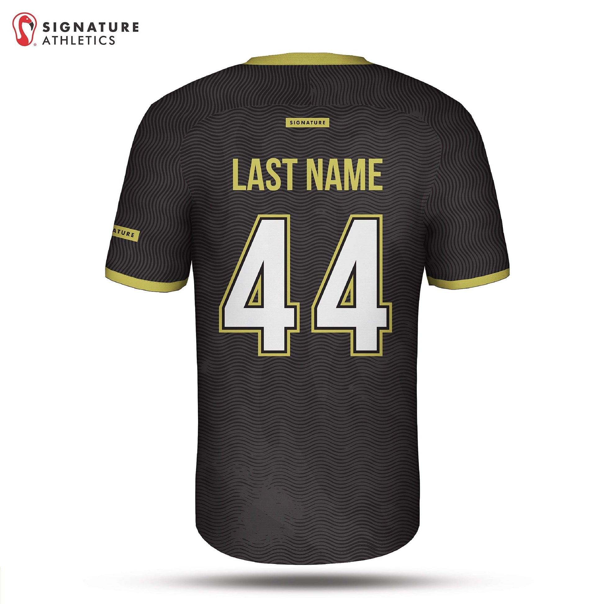 Golden Wolves Black REPLICA Women's Soccer Jersey Signature Lacrosse