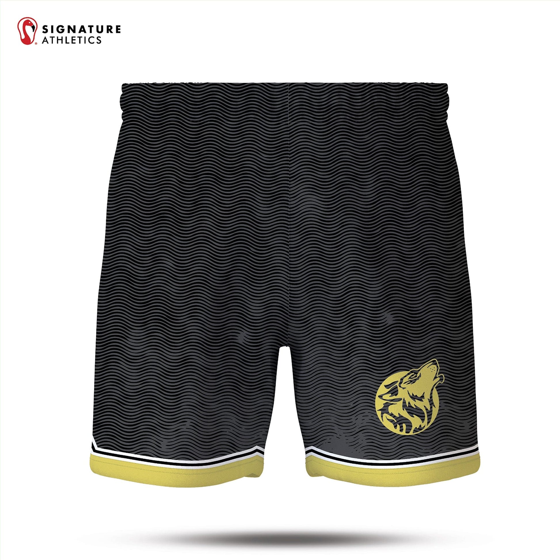 Golden Wolves Boy's Game Shorts Signature Lacrosse