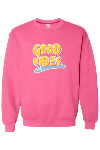 Good Vibes Only LC Adult Heavyweight Sweatshirt Signature Lacrosse