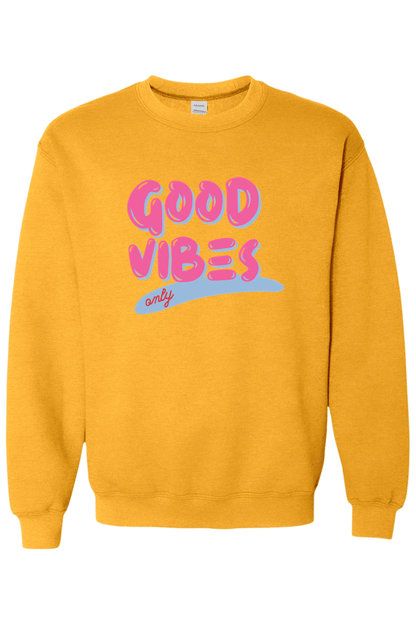 Good Vibes Only LC Adult Heavyweight Sweatshirt Signature Lacrosse