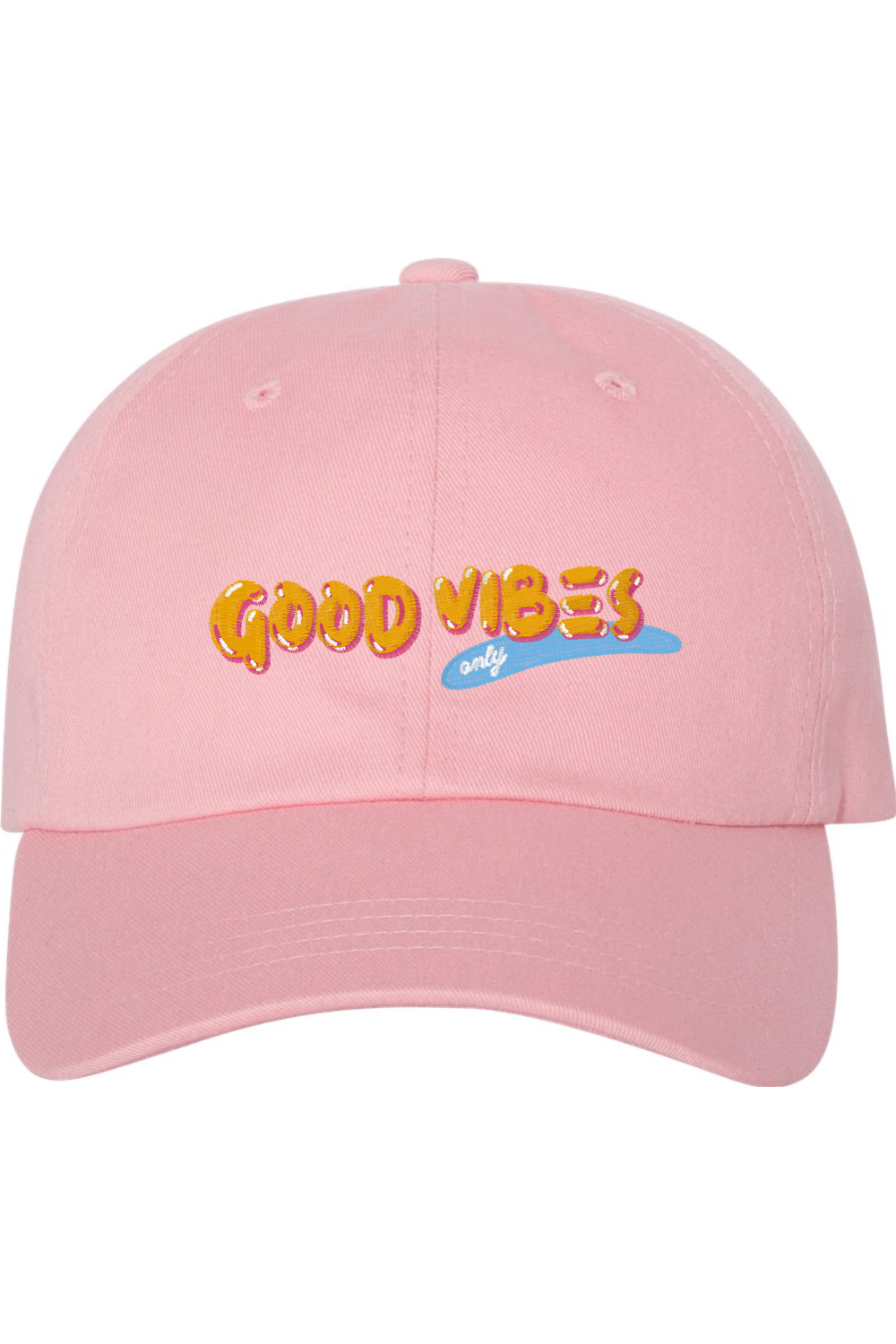 Good Vibes Only LC Embroidered Dad Hat Signature Lacrosse