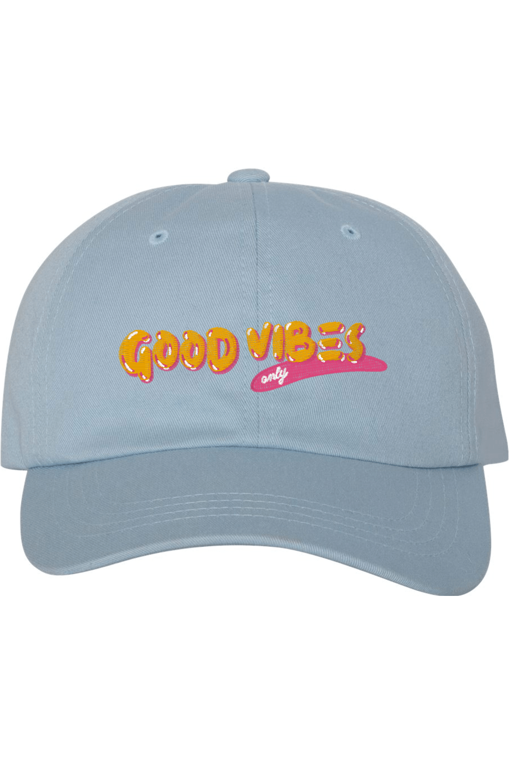 Good Vibes Only LC Embroidered Dad Hat Signature Lacrosse