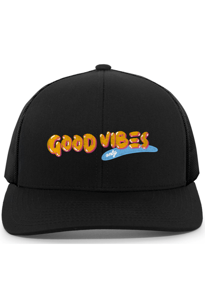 Good Vibes Only LC Embroidered Trucker Hat Signature Lacrosse