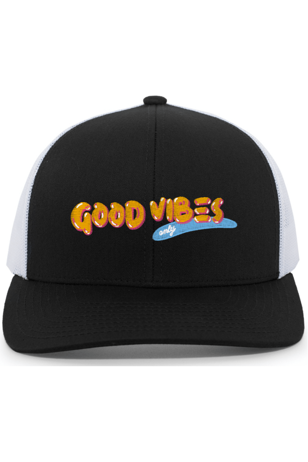 Good Vibes Only LC Embroidered Trucker Hat Signature Lacrosse