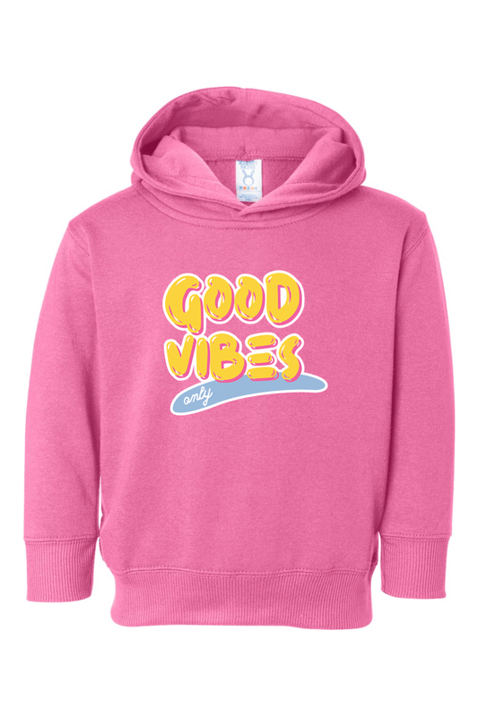 Good Vibes Only LC Toddler Fleece Hoodie Signature Lacrosse