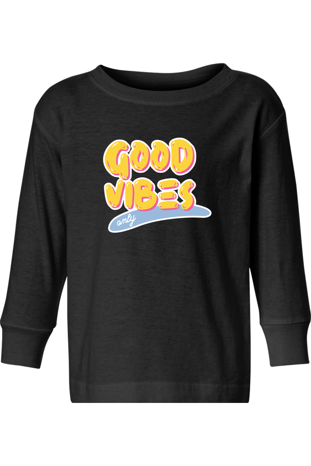Good Vibes Only LC Toddler Long Sleeve T-Shirt Signature Lacrosse