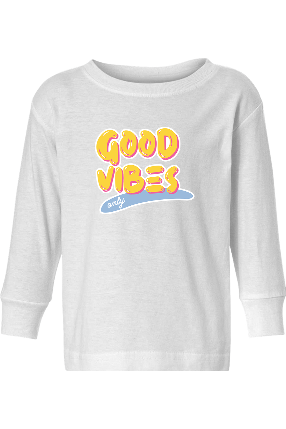 Good Vibes Only LC Toddler Long Sleeve T-Shirt Signature Lacrosse