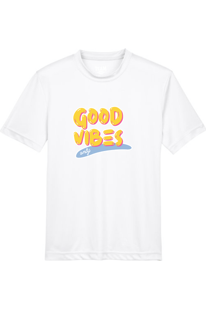 Good Vibes Only LC Youth Athletic T-Shirt Signature Lacrosse