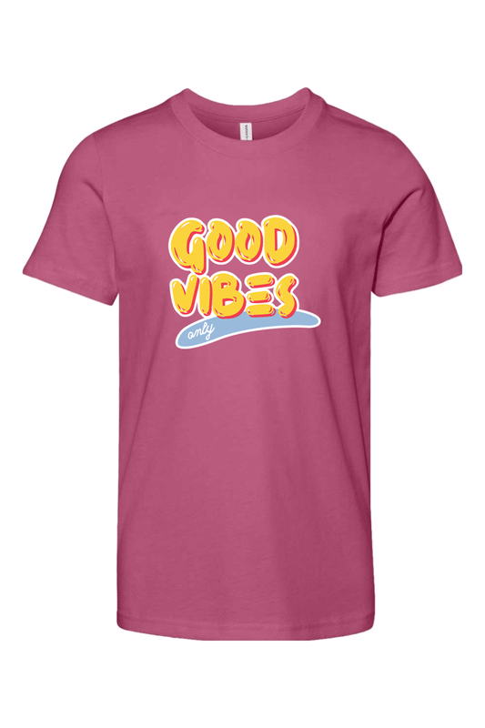 Good Vibes Only LC Youth Lifestyle T-Shirt Signature Lacrosse