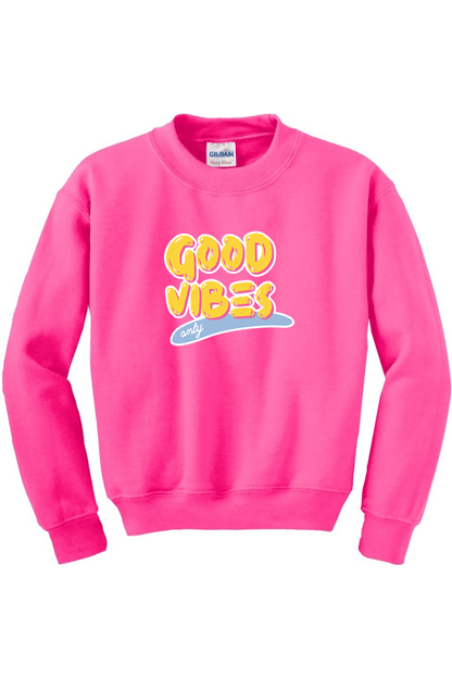 Good Vibes Only LC Youth Sweatshirt Signature Lacrosse