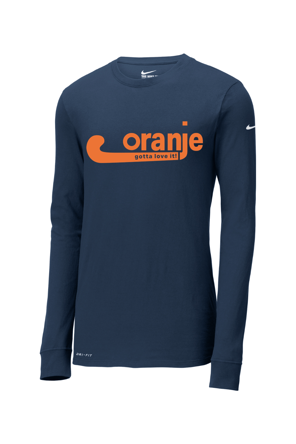 Gottaloveit Oranje FH Dri-FIT Cotton/Poly Long Sleeve Tee Signature Lacrosse