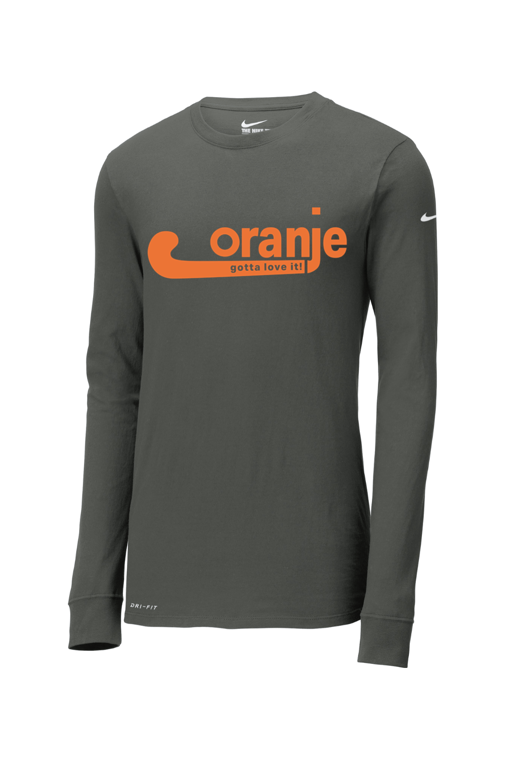 Gottaloveit Oranje FH Dri-FIT Cotton/Poly Long Sleeve Tee Signature Lacrosse