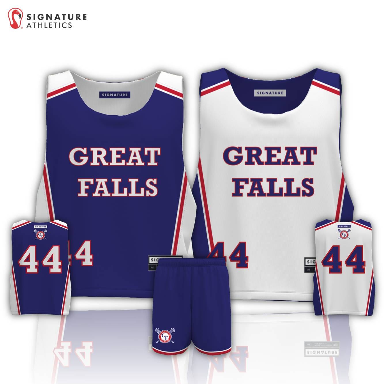 Great Falls Lacrosse Men's 2 Piece Player Package: 10U Signature Lacrosse