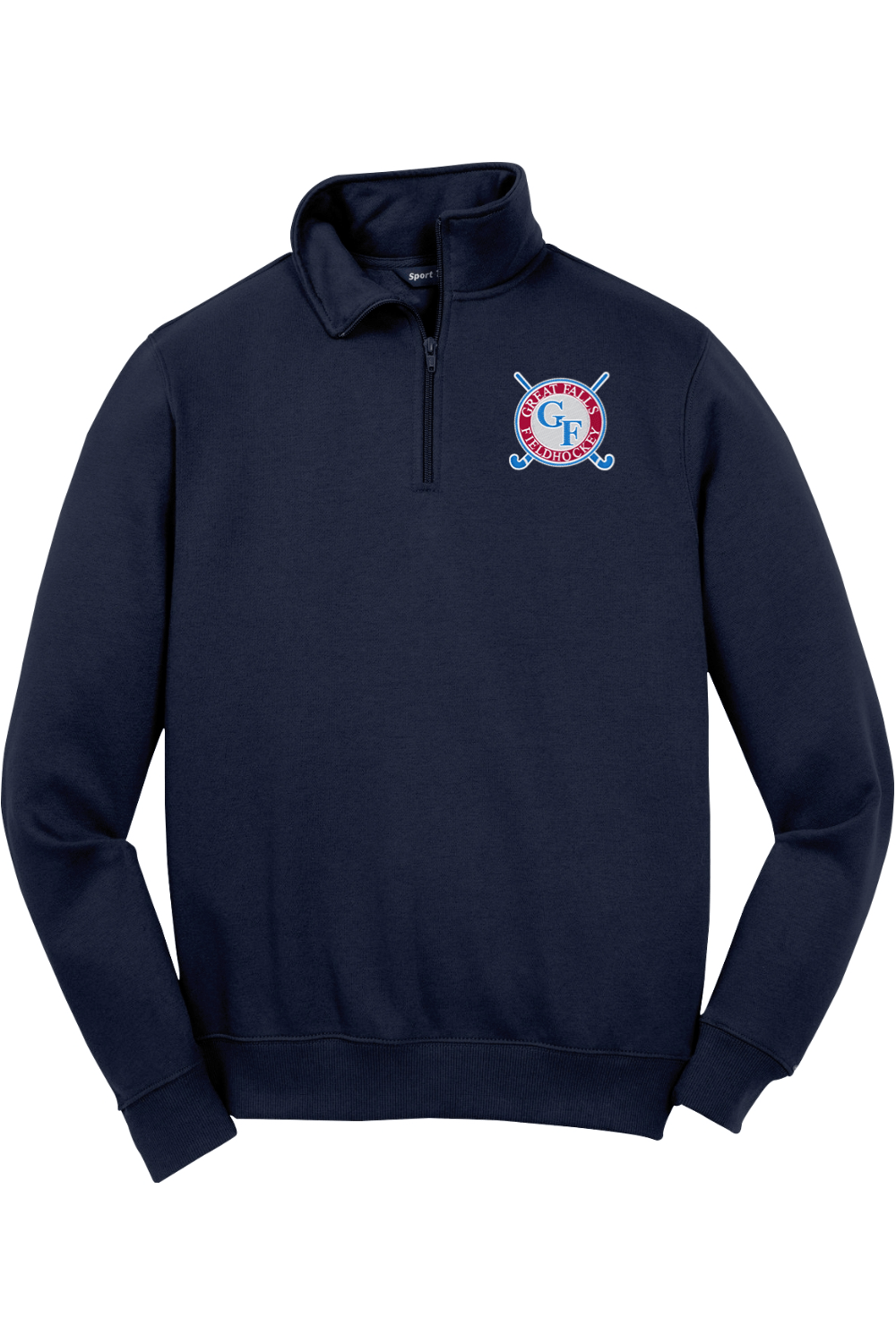 Great Falls Multi-Sport Adult Embroidered Quarter-Zip Pullover Signature Lacrosse
