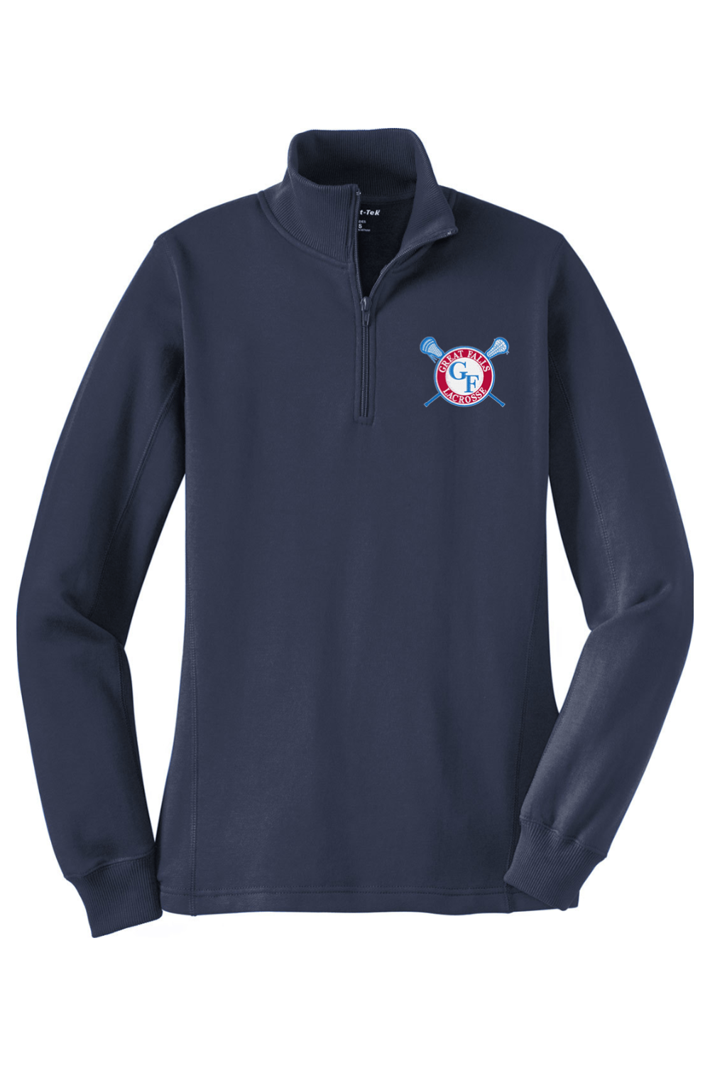 Great Falls Multi-Sport Adult Women's Embroidered Quarter-Zip Pullover Signature Lacrosse