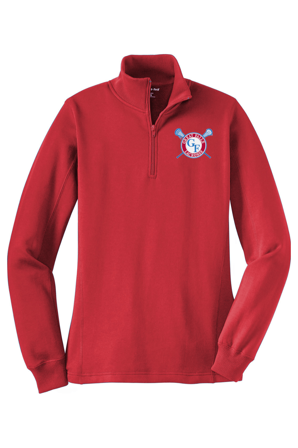 Great Falls Multi-Sport Adult Women's Embroidered Quarter-Zip Pullover Signature Lacrosse