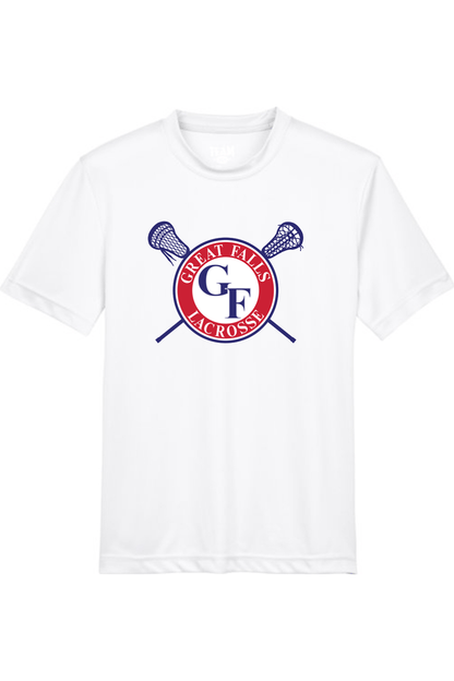 Great Falls Multi-Sport Youth Athletic T-Shirt Signature Lacrosse