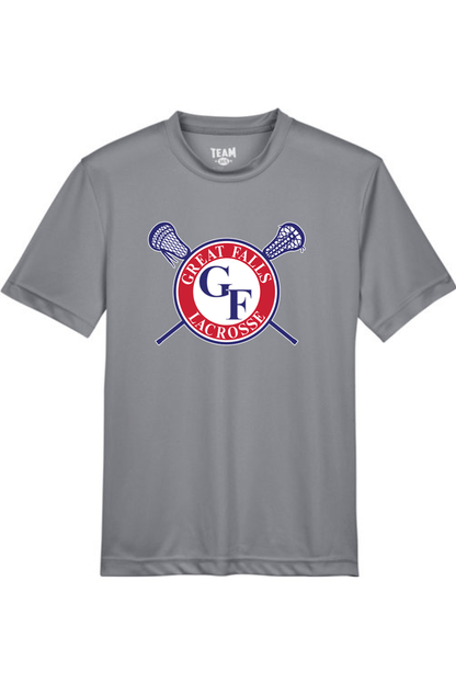 Great Falls Multi-Sport Youth Athletic T-Shirt Signature Lacrosse