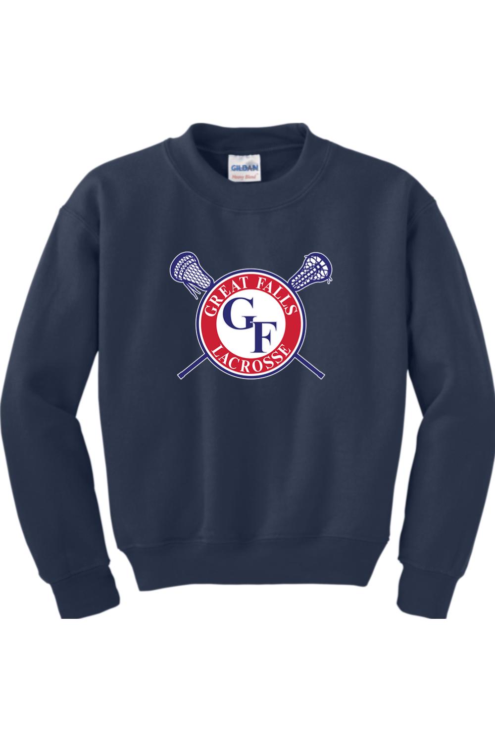Great Falls Multi-Sport Youth Sweatshirt Signature Lacrosse