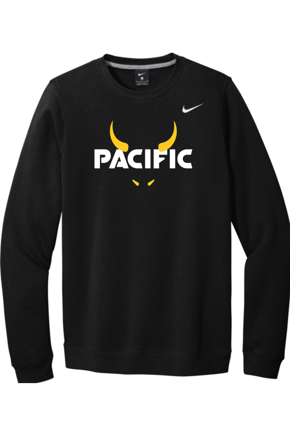 Great White Buffalo Nike Club Fleece Crew Signature Lacrosse