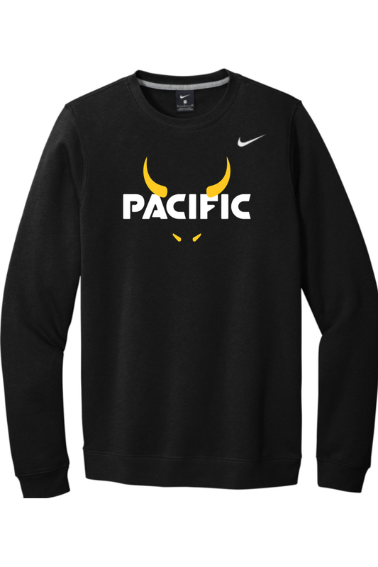 Great White Buffalo Nike Club Fleece Crew Signature Lacrosse