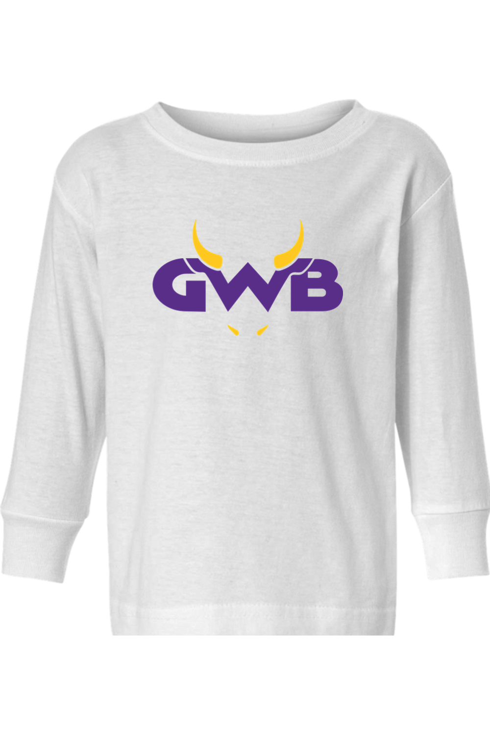 Great White Buffalo Toddler Long Sleeve T-Shirt Signature Lacrosse