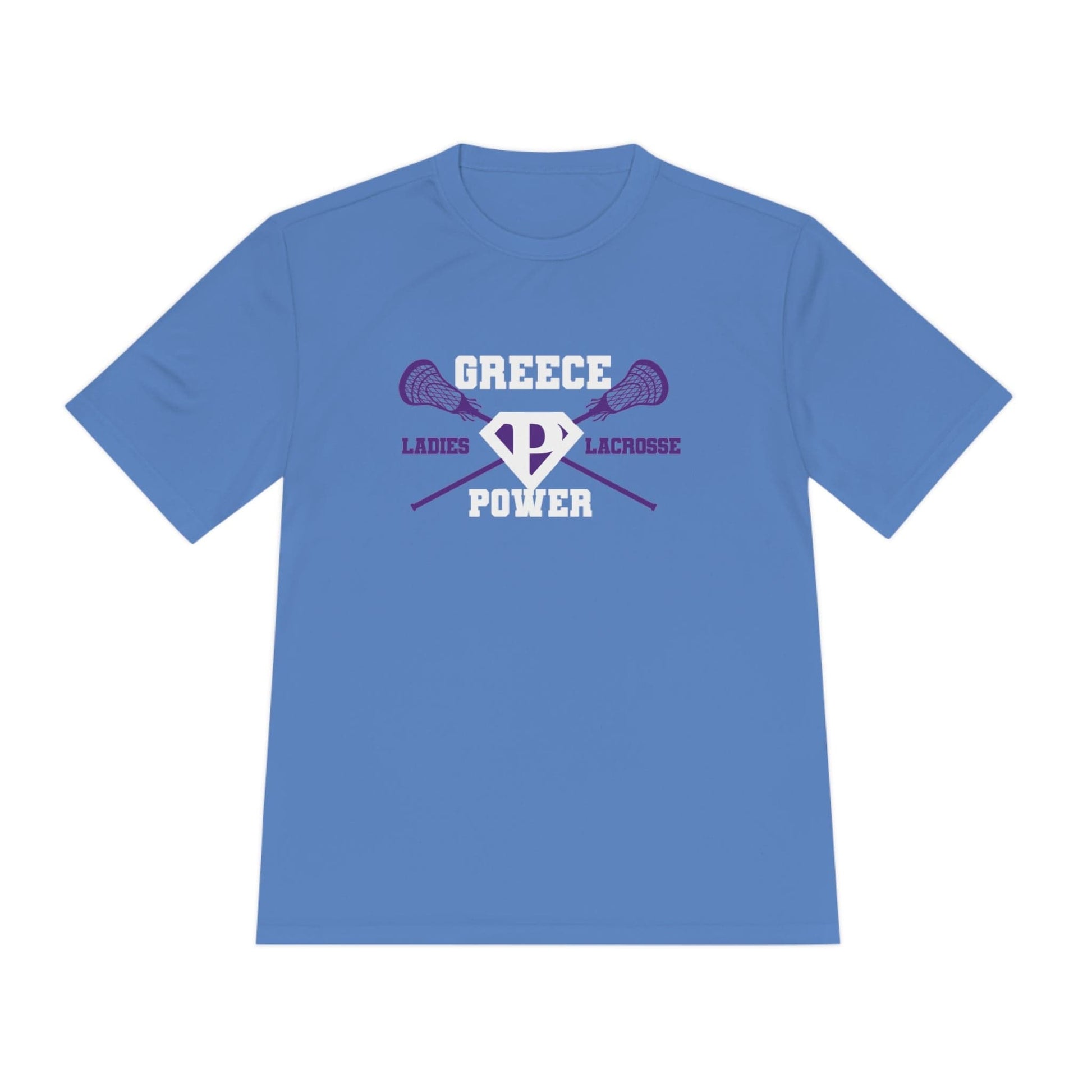 Greece Power LLC Adult Athletic T-Shirt Signature Lacrosse
