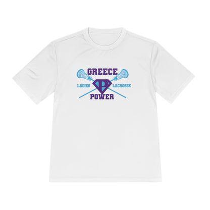 Greece Power LLC Adult Athletic T-Shirt Signature Lacrosse