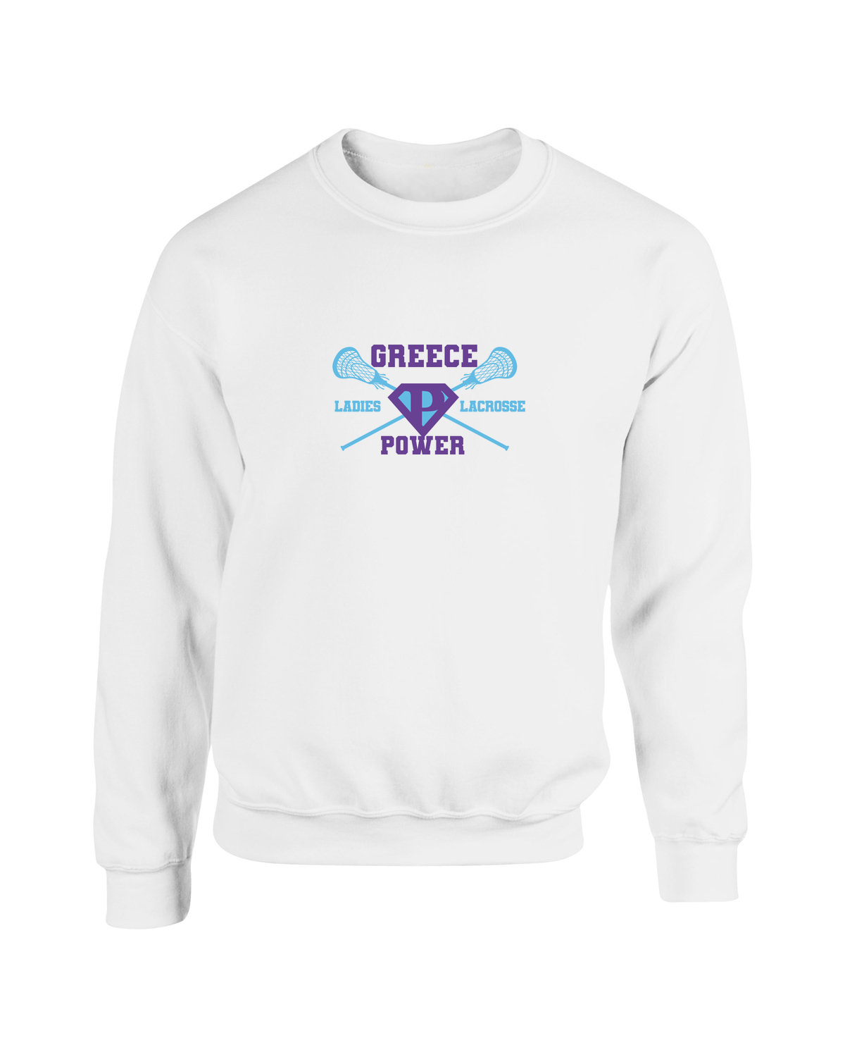 Greece Power LLC Adult Premium Sweatshirt Signature Lacrosse