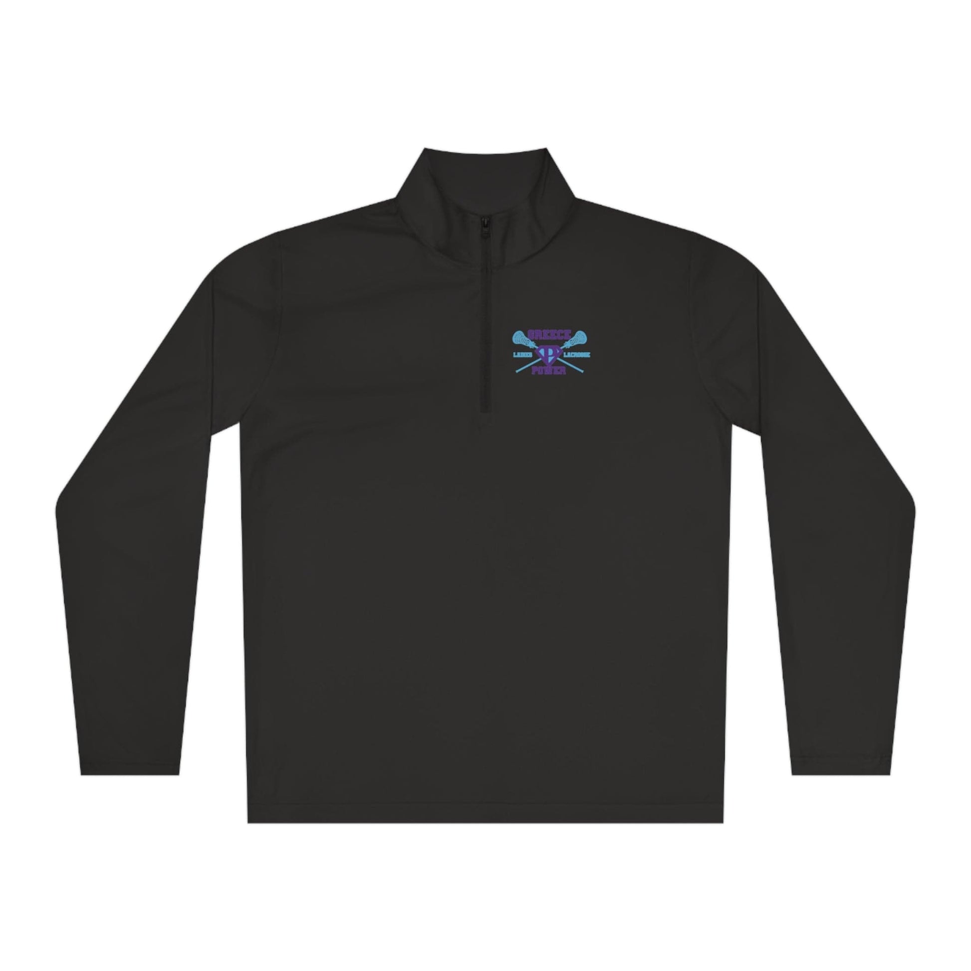 Greece Power LLC Adult Quarter-Zip Pullover Signature Lacrosse