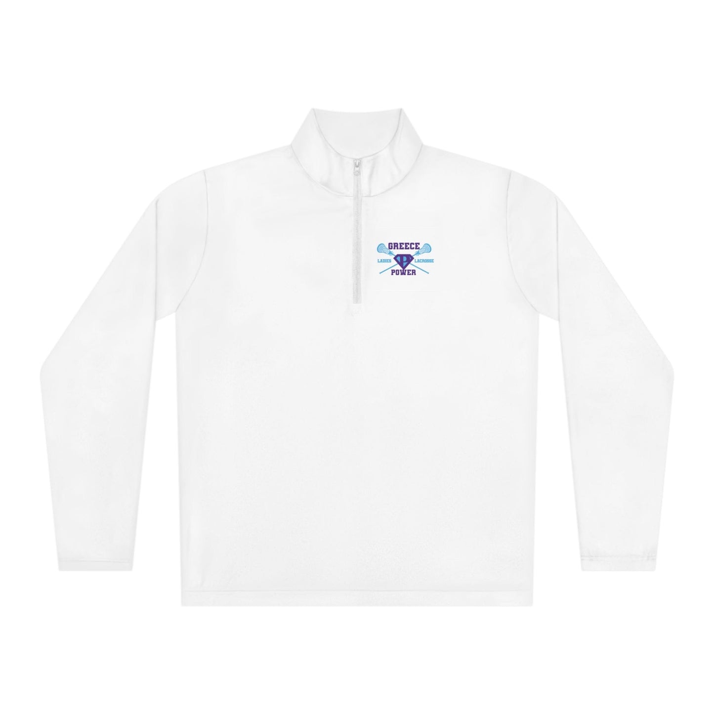 Greece Power LLC Adult Quarter-Zip Pullover Signature Lacrosse