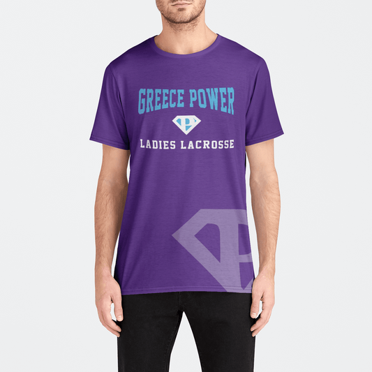 Greece Power LLC Adult Sublimated Athletic T-Shirt (Men's) Signature Lacrosse