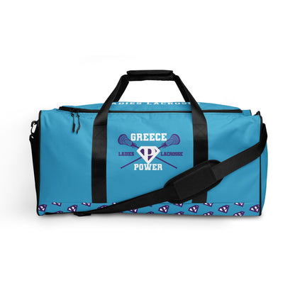 Greece Power LLC Sublimated Sideline Duffel Bag Signature Lacrosse