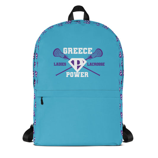 Greece Power LLC Sublimated Travel Backpack Signature Lacrosse