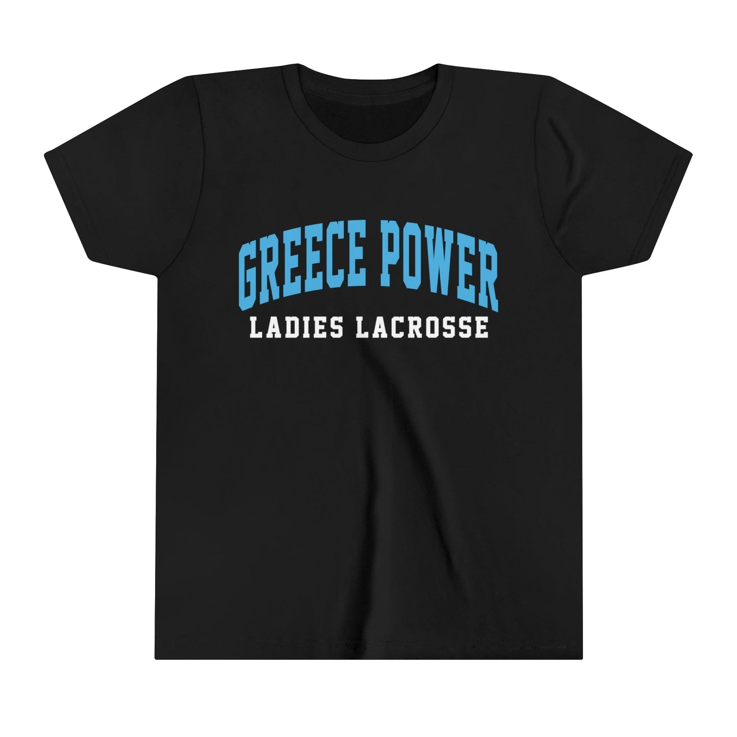 Greece Power LLC Youth Lifestyle T-Shirt Signature Lacrosse