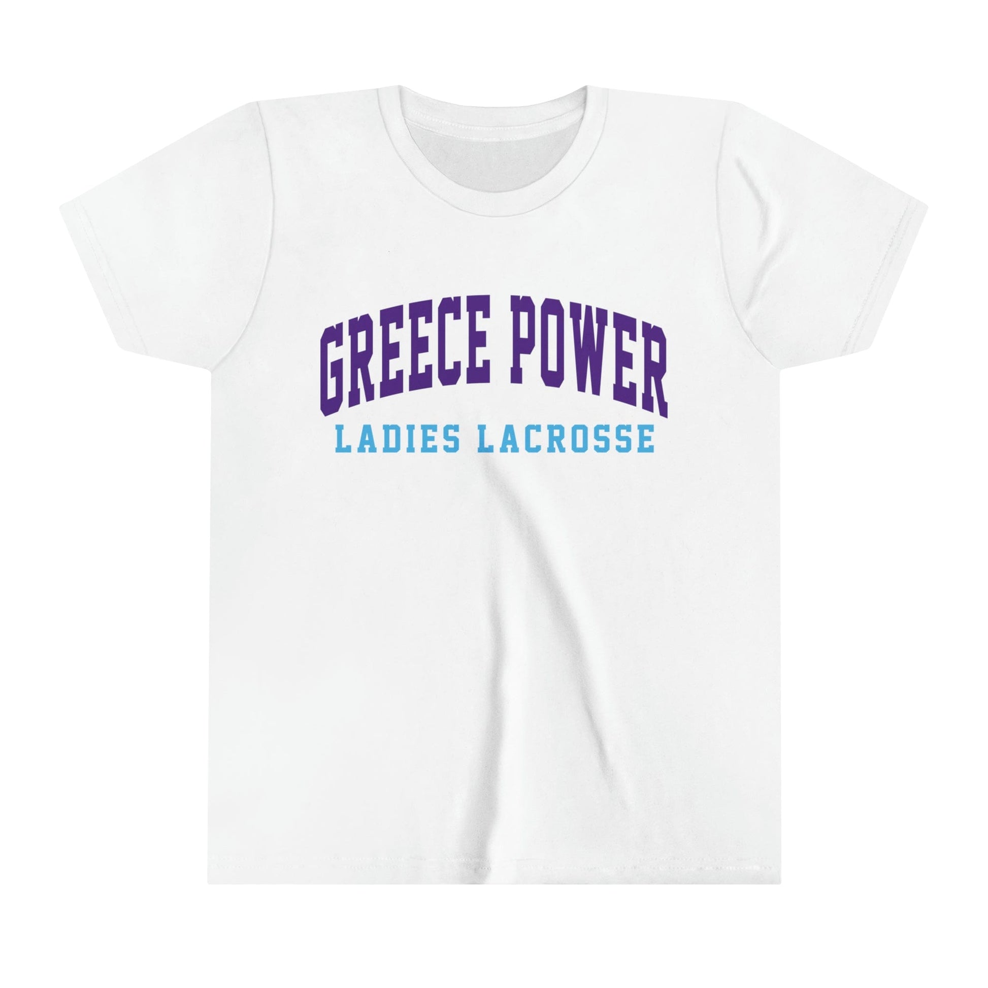 Greece Power LLC Youth Lifestyle T-Shirt Signature Lacrosse