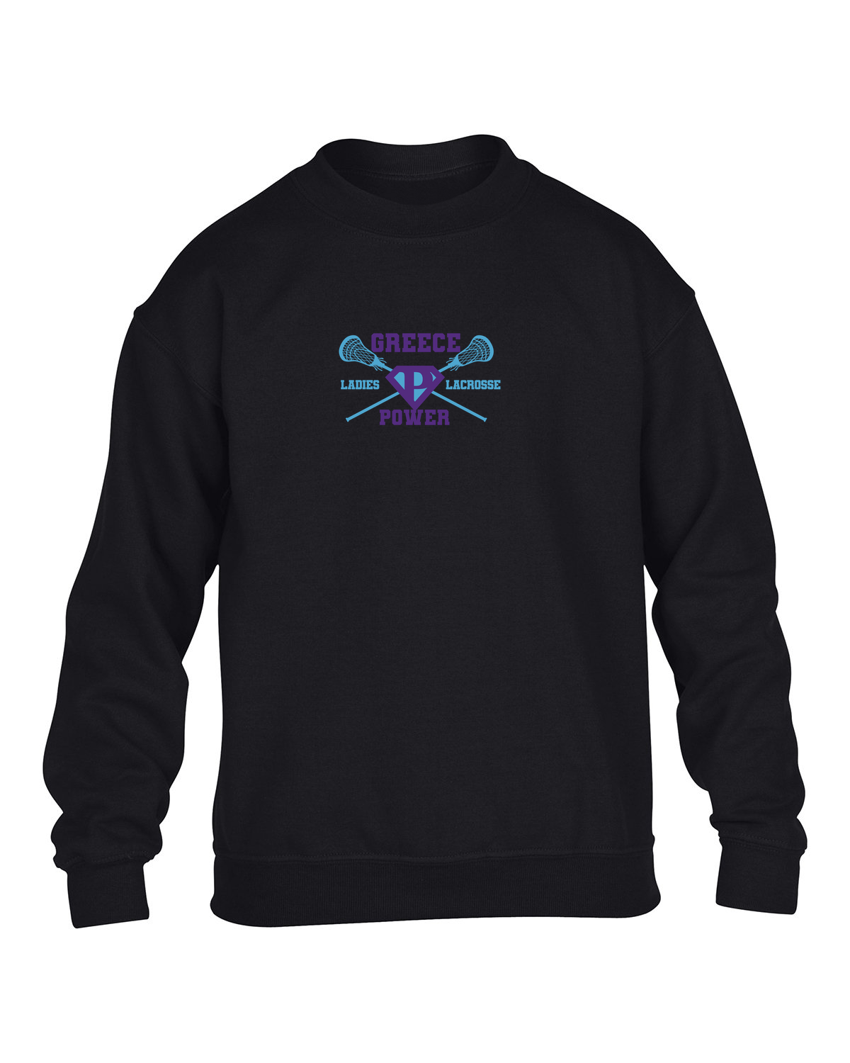 Greece Power LLC Youth Premium Sweatshirt Signature Lacrosse