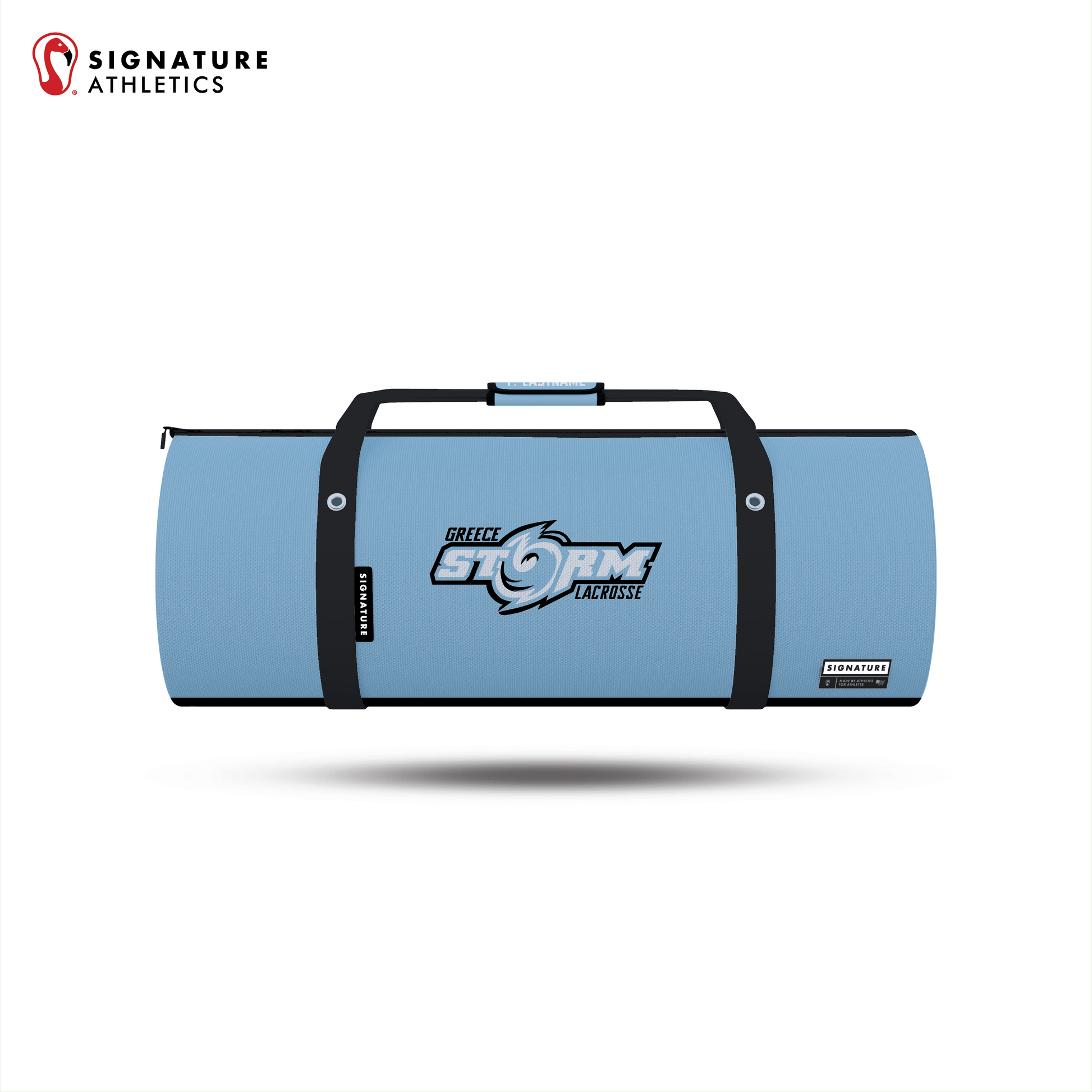 Greece Storm Lacrosse Signature Large Equipment Duffle Bag Signature Lacrosse