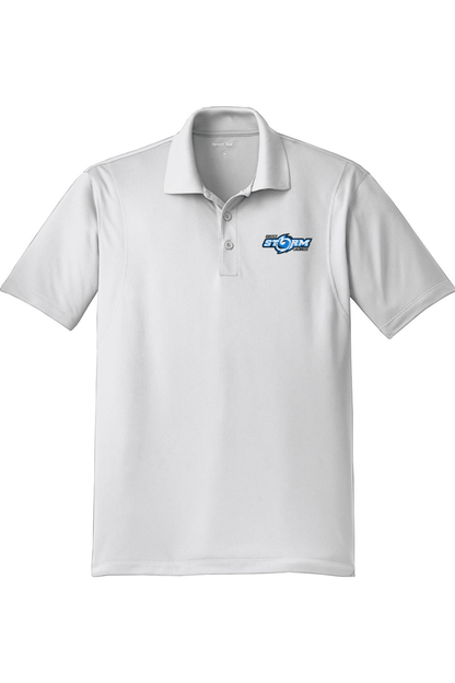Greece Storm LC Adult Embroidered Athletic Polo Signature Lacrosse